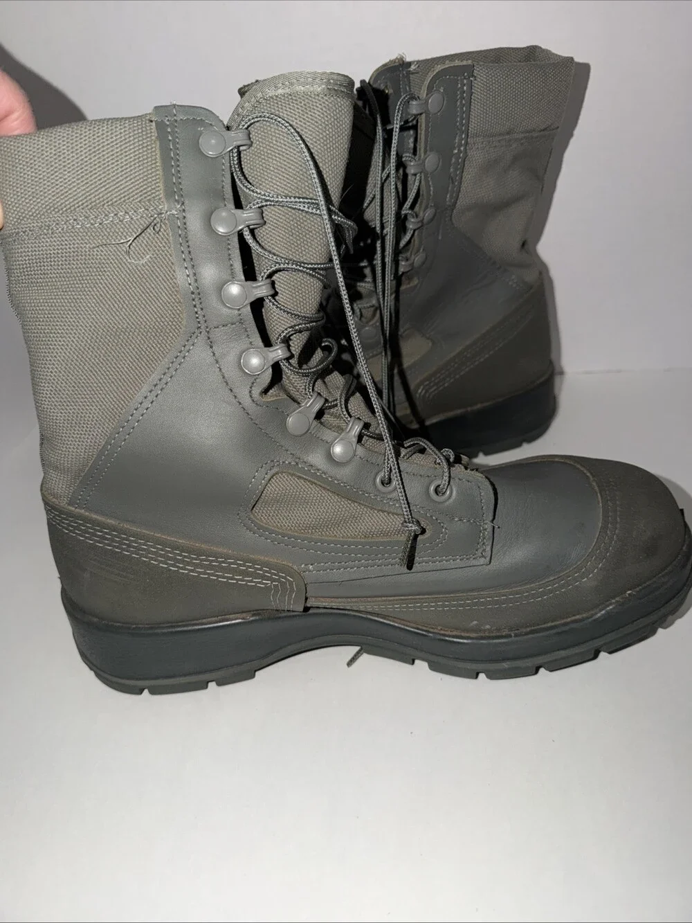 Belleville 680 ST Gore-Tex Air Force steel toe boots green 10r Vibram Sole